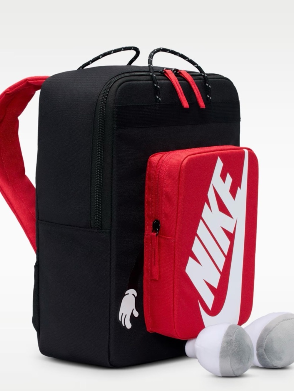 Nike Black and Red Logo Character Backpack - Men's - Picture 2 of 5
